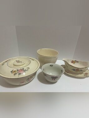 Vintage china Lot Universal Cambridge Paragon England Gravy Boat FloralMixed Lot